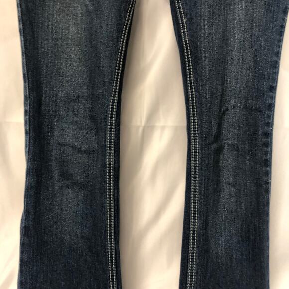 Premiere Embellished Star Jeans 5/6R Denim Bling Boot Cut Low Rise - Picture 9 of 14